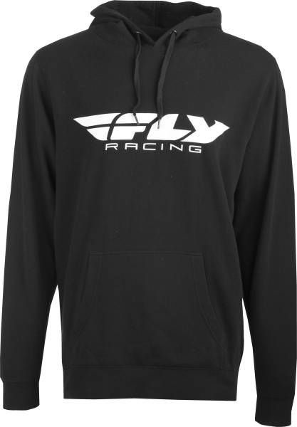 FLY RACING - FLY CORPORATE PULLOVER HOODIE BLACK 2X - Image 1