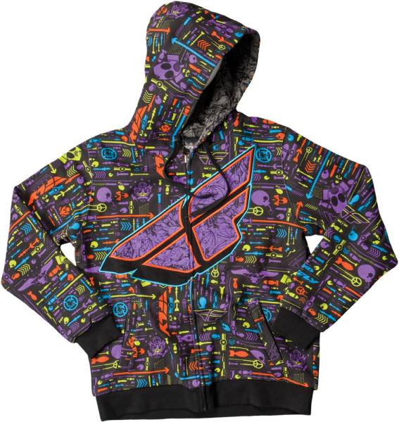 FLY RACING - REVERSE-A-BILLY HOODY WILD 2X - Image 1