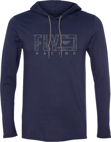 FLY RACING - FLY FINISH LINE HOODIE NAVY 2X - Image 1