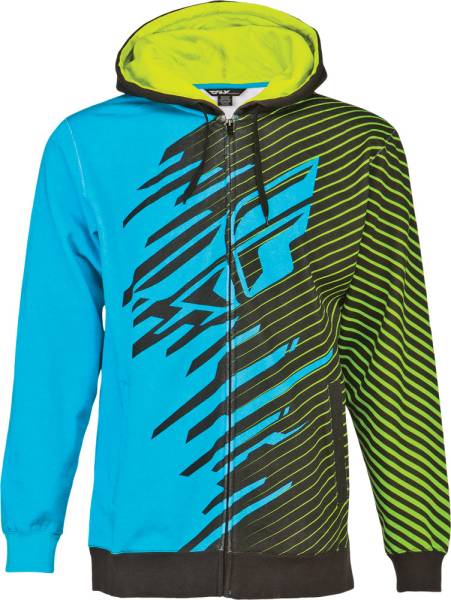 FLY RACING - SHOCK HOODY BLUE/BLACK 2X - Image 1