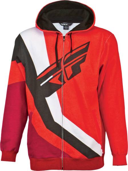 FLY RACING - RETRO HOODY RED 2X - Image 1