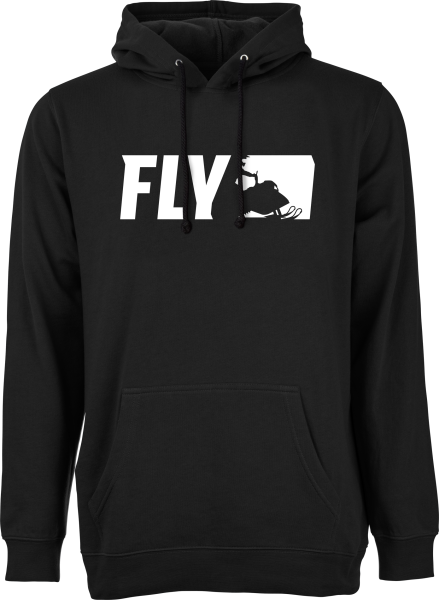 FLY RACING - FLY PRIMARY HOODIE BLACK 2X - Image 1