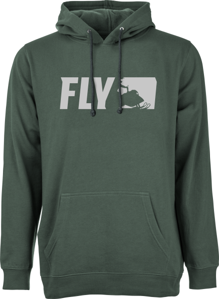 FLY RACING - FLY PRIMARY HOODIE ALPINE GREEN MD - Image 1