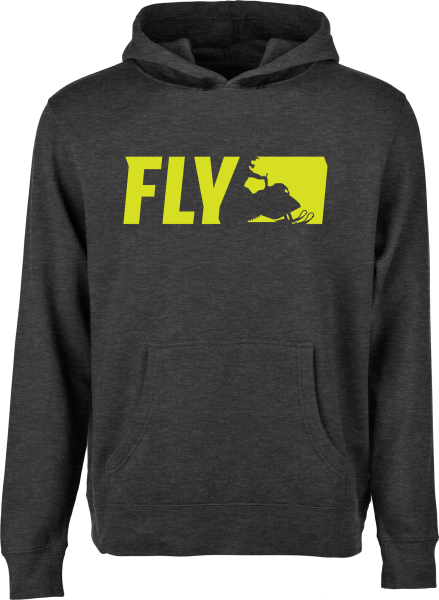 FLY RACING - FLY YOUTH PRIMARY HOODIE CHARCOAL YL - Image 1