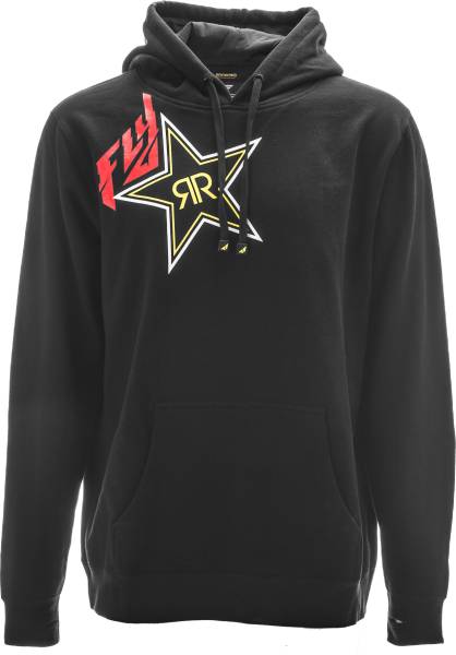 FLY RACING - FLY ROCKSTAR PULLOVER HOODIE BLACK 2X - Image 1