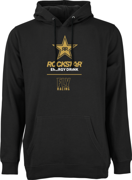 FLY RACING - FLY ROCKSTAR HOODIE BLACK/GOLD 2X - Image 1