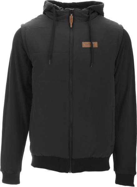 FLY RACING - NEVER QUILT HOODIE BLACK 2X - Image 1