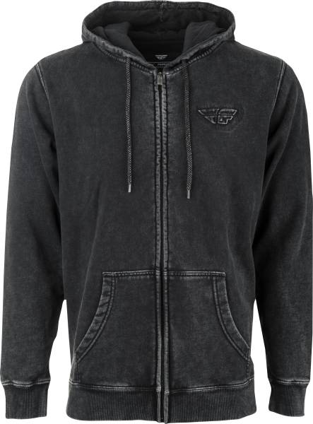 FLY RACING - FLY SNOW WASH HOODIE BLACK 2X - Image 1