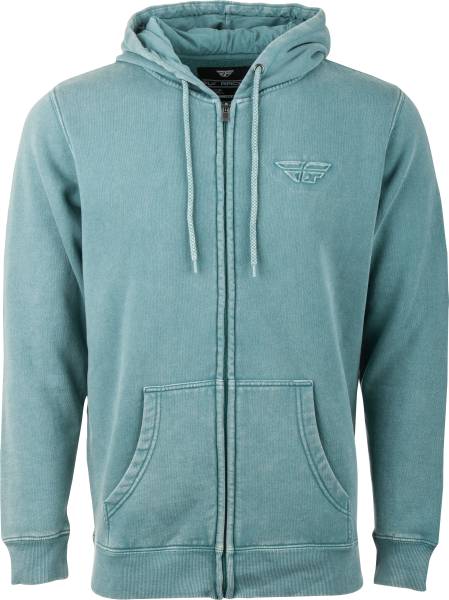 FLY RACING - FLY SNOW WASH HOODIE SAGE 2X - Image 1