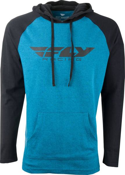 FLY RACING - FLY LIGHTWEIGHT HOODIE DARK TEAL/BLACK 2X - Image 1