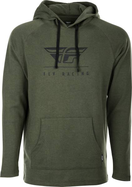 FLY RACING - FLY CREST HOODIE MILITARY GREEN 2X - Image 1