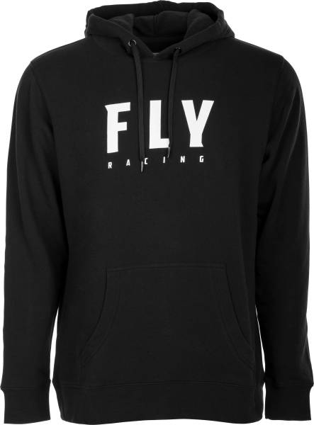 FLY RACING - FLY BADGE PULLOVER HOODIE BLACK 2X - Image 1