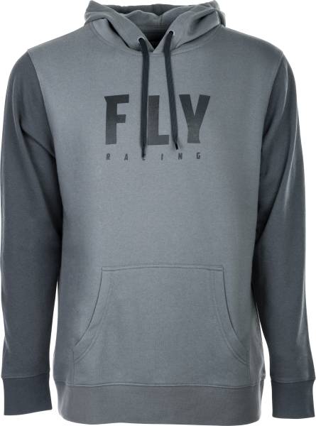 FLY RACING - FLY BADGE PULLOVER HOODIE GREY 2X - Image 1