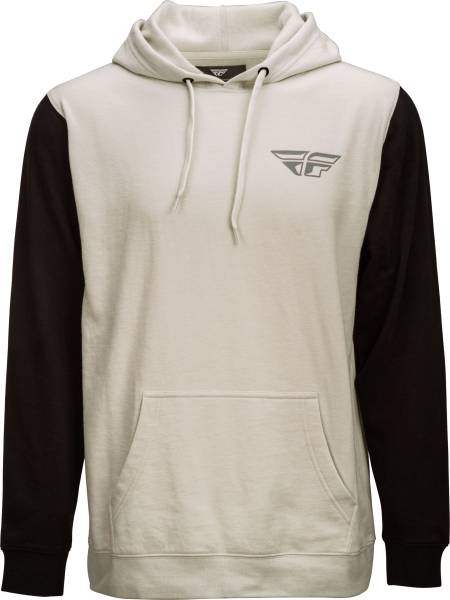 FLY RACING - FLY ART PULLOVER HOODIE LITE GREY/BLACK 2X - Image 1