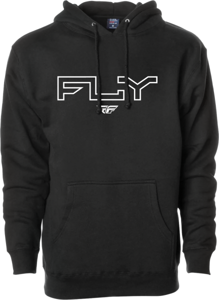 FLY RACING - YOUTH FLY EDGE HOODIE BLACK YS/YM - Image 1