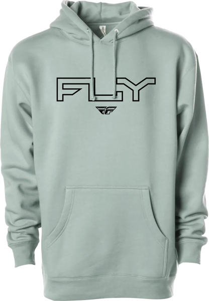 FLY RACING - YOUTH FLY EDGE HOODIE DUSTY SAGE YS/YM - Image 1