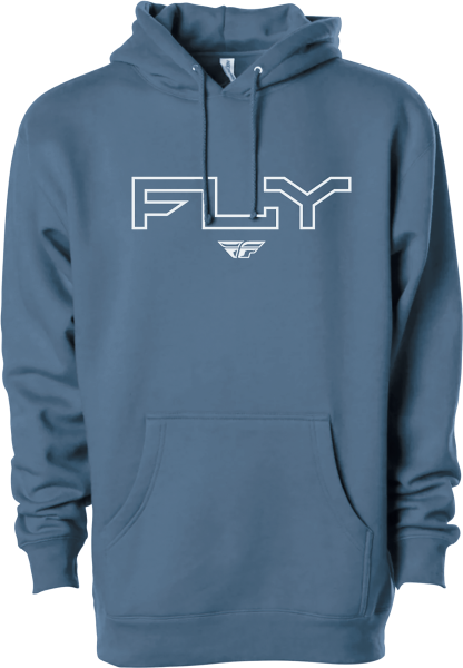 FLY RACING - YOUTH FLY EDGE HOODIE STORM BLUE YS/YM - Image 1