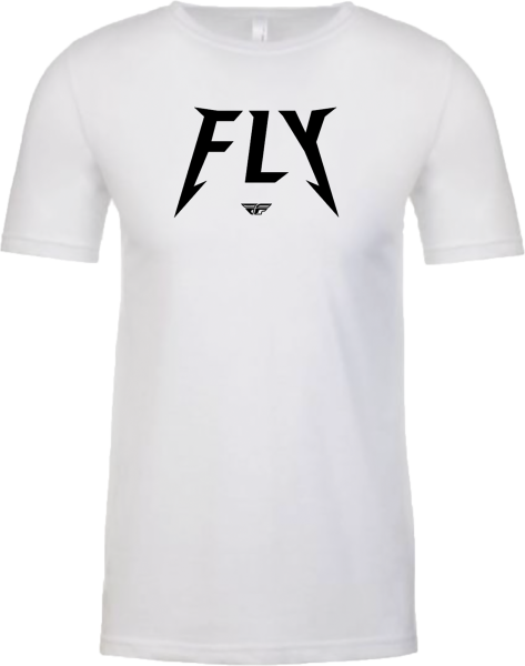 FLY RACING - YOUTH FLY MASTER TEE WHITE YL - Image 1