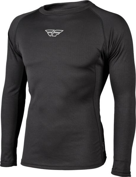 FLY RACING - BASE LAYER L/S LITE TOP BLACK 2X - Image 1