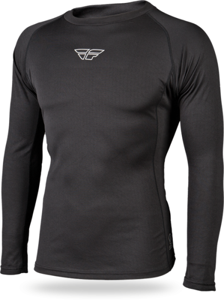 FLY RACING - BASE LAYER L/S HEAVY TOP BLACK 2X - Image 1