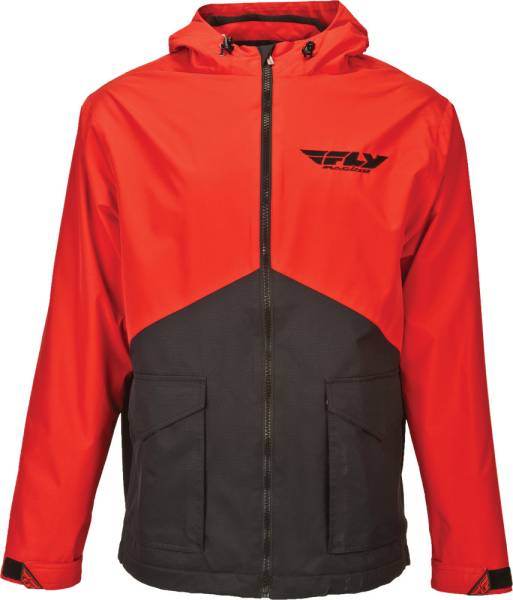 FLY RACING - PIT JACKET RED/BLACK 2X - Image 1