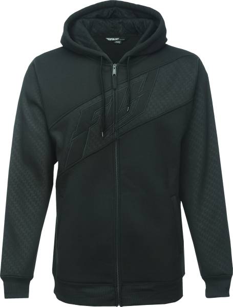 FLY RACING - CARBON HOODIE BLACK 2X - Image 1