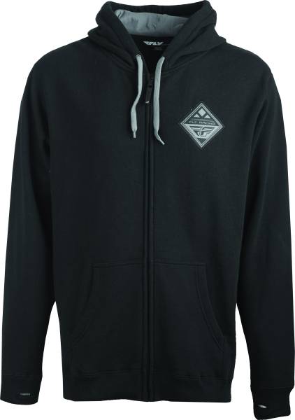 FLY RACING - FLY PATCH HOODIE BLACK 2X BLACK 2X - Image 1