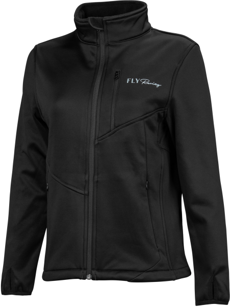 FLY RACING - WOMEN'S MID-LAYER JACKET BLACK 2X - Image 1