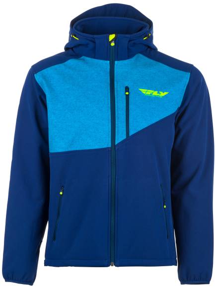 FLY RACING - FLY CHECKPOINT JACKET BLUE/HI-VIS 2X - Image 1