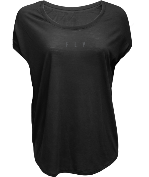 FLY RACING - WOMEN'S FLY BREEZY TEE BLACK 2X - Image 1