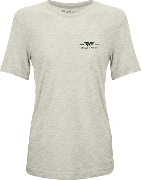 FLY RACING - WOMEN'S FLY MOTTO TEE CREAM 2X - Image 1