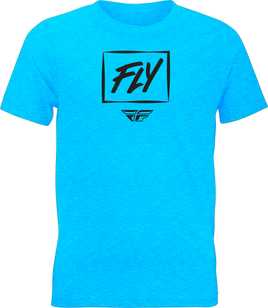 FLY RACING - YOUTH FLY ZOOM TEE BLUE YL - Image 1