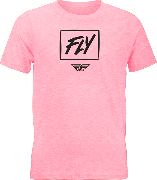 FLY RACING - YOUTH FLY ZOOM TEE PINK YL - Image 1