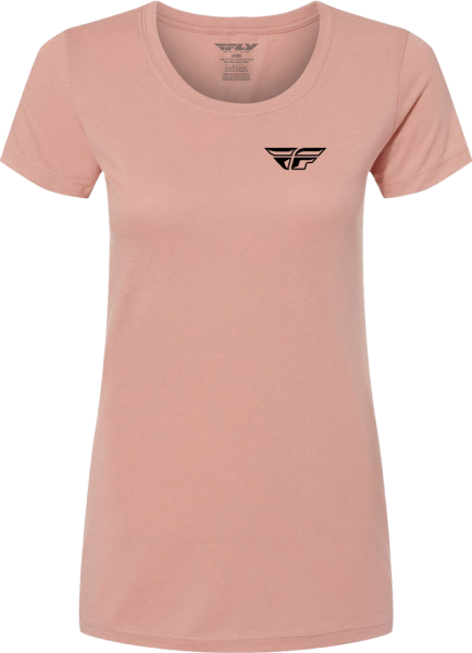 FLY RACING - WOMEN'S FLY PULSE TEE PEACH 2X - Image 1