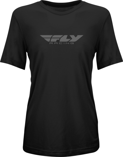 FLY RACING - WOMEN'S FLY ORIGIN CORP TEE BLACK/GREY 2X - Image 1