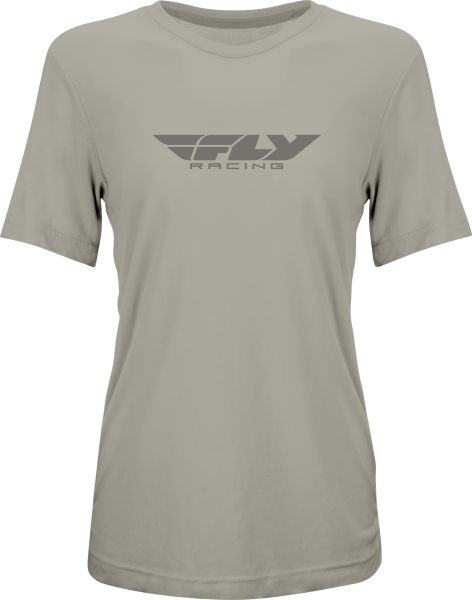 FLY RACING - WOMEN'S FLY ORIGIN CORP TEE STONE HEATHER 2X - Image 1