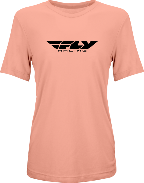 FLY RACING - WOMEN'S FLY ORIGIN CORP TEE PEACH 2X - Image 1