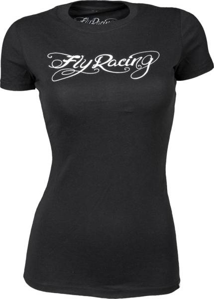 FLY RACING - LOGO TEE BLACK L - Image 1