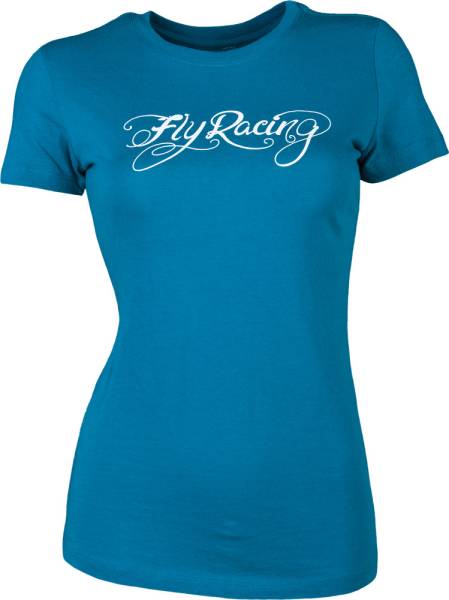 FLY RACING - LOGO TEE TEAL 2X - Image 1