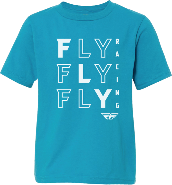 FLY RACING - YOUTH FLY TIC TAC TOE TEE BLUE YL - Image 1