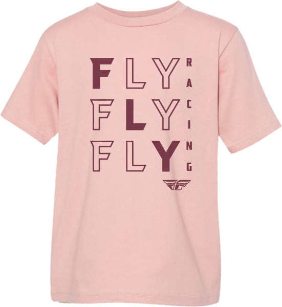 FLY RACING - YOUTH FLY TIC TAC TOE TEE PEACH YL - Image 1