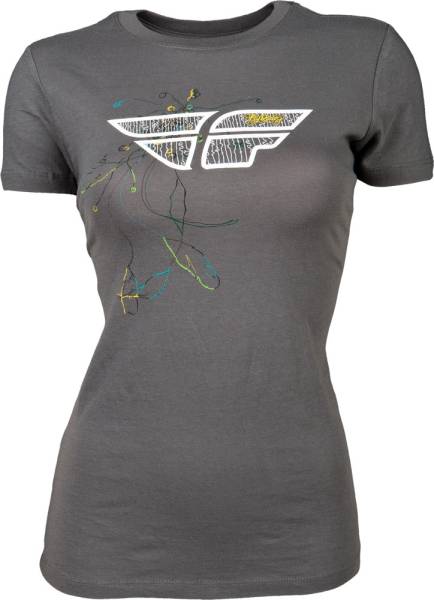 FLY RACING - EXSTATIC TEE DARK GREY 2X - Image 1