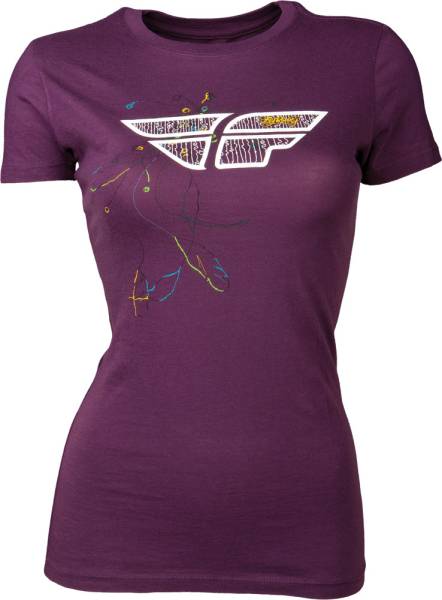 FLY RACING - EXSTATIC TEE PLUM 2X - Image 1