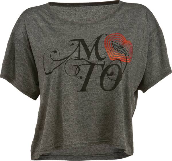 FLY RACING - MOTO LOVE TEE GREY L - Image 1