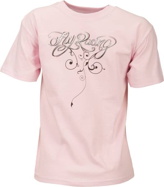 FLY RACING - SCRIPT GIRLS TEE PINK 2T - Image 1