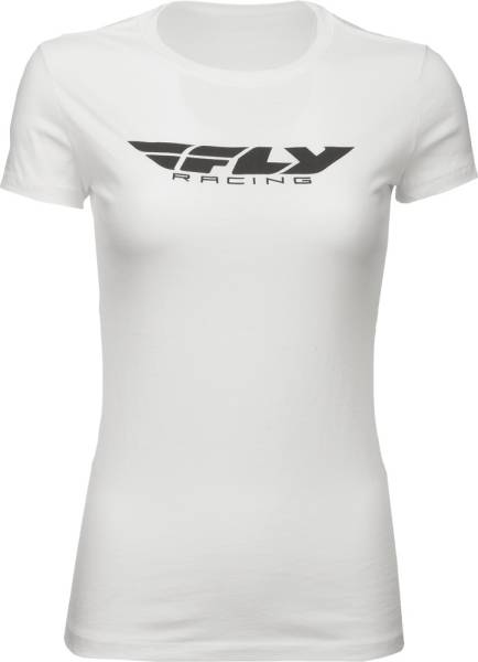 FLY RACING - CORPORATE LADIES TEE WHITE 2X - Image 1