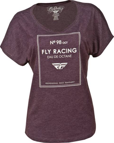 FLY RACING - EAU DE OCTANE LADIES TEE PURPLE 2X - Image 1