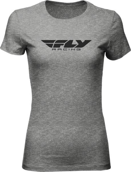 FLY RACING - WOMEN'S FLY CORPORATE TEE DARK GREY HEATHER 2X - Image 1