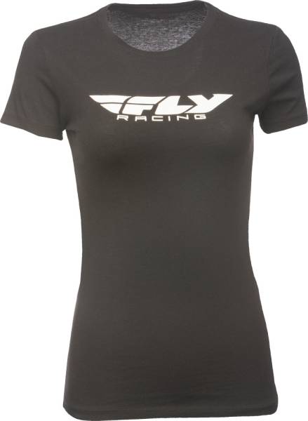 FLY RACING - WOMEN'S FLY CORPORATE TEE BLACK 2X - Image 1