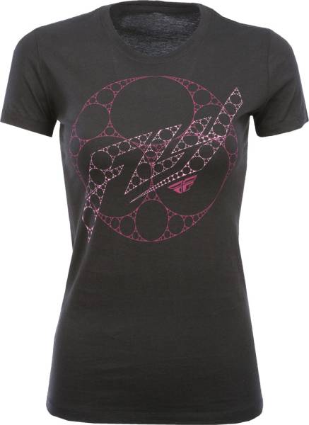 FLY RACING - WOMENS CYCLE TEE BLACK 2X - Image 1